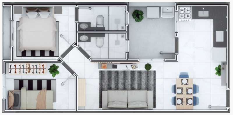 Apartamento, 2 quartos - Foto 5