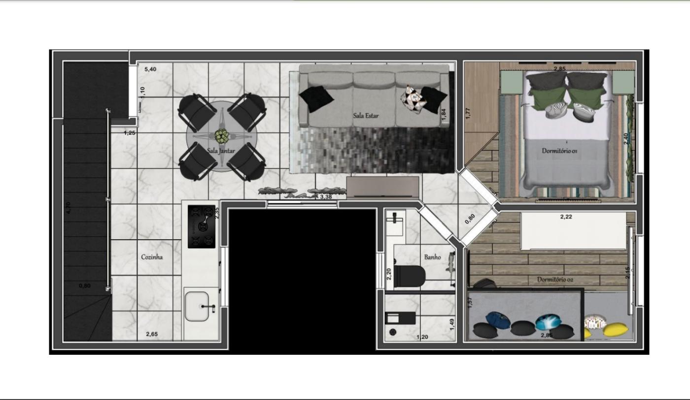 Cobertura, 2 quartos - Foto 7