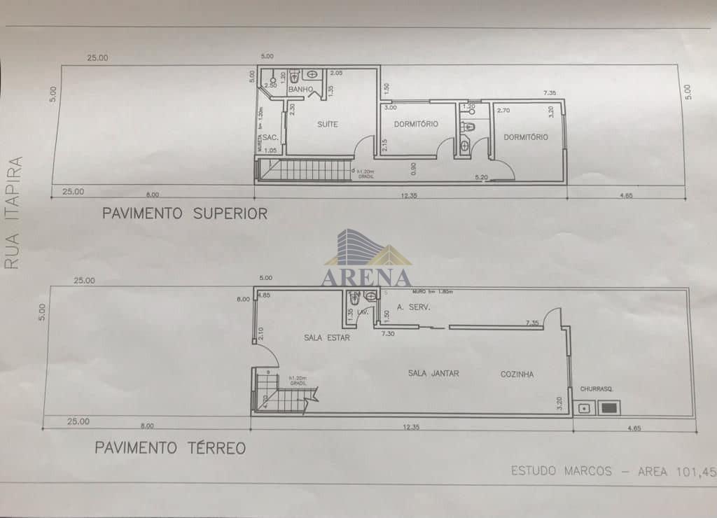 Casa, 3 quartos - Foto 2