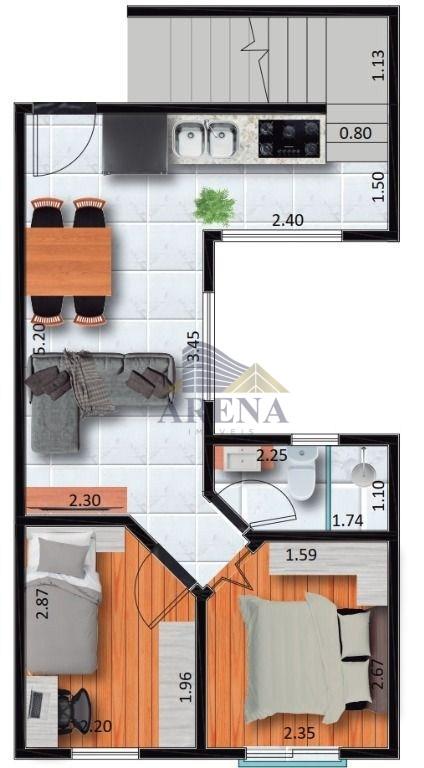 Apartamento, 2 quartos - Foto 6