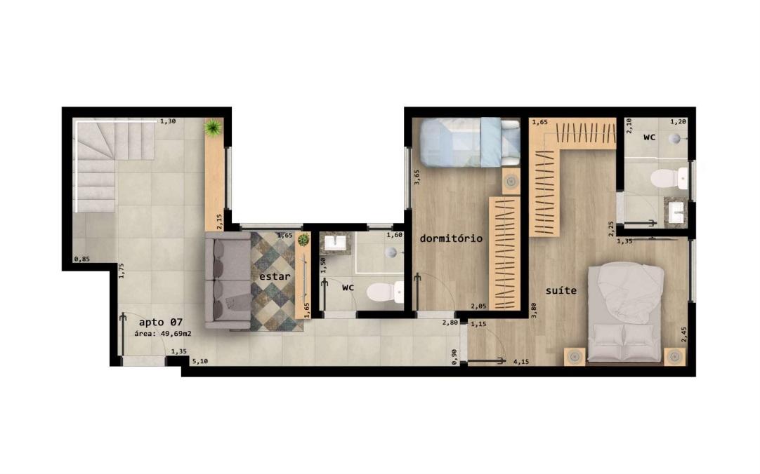 Cobertura à venda com 2 quartos - Foto 17