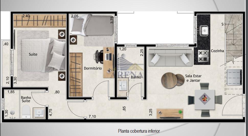 Apartamento, 2 quartos - Foto 3