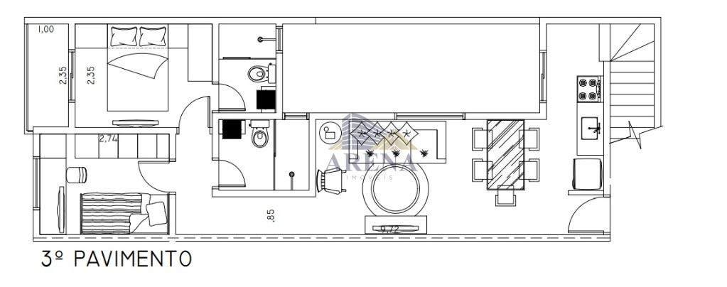 Apartamento, 3 quartos - Foto 2