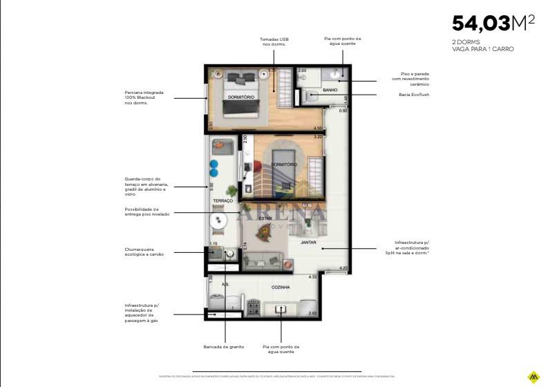Apartamento, 2 quartos - Foto 9