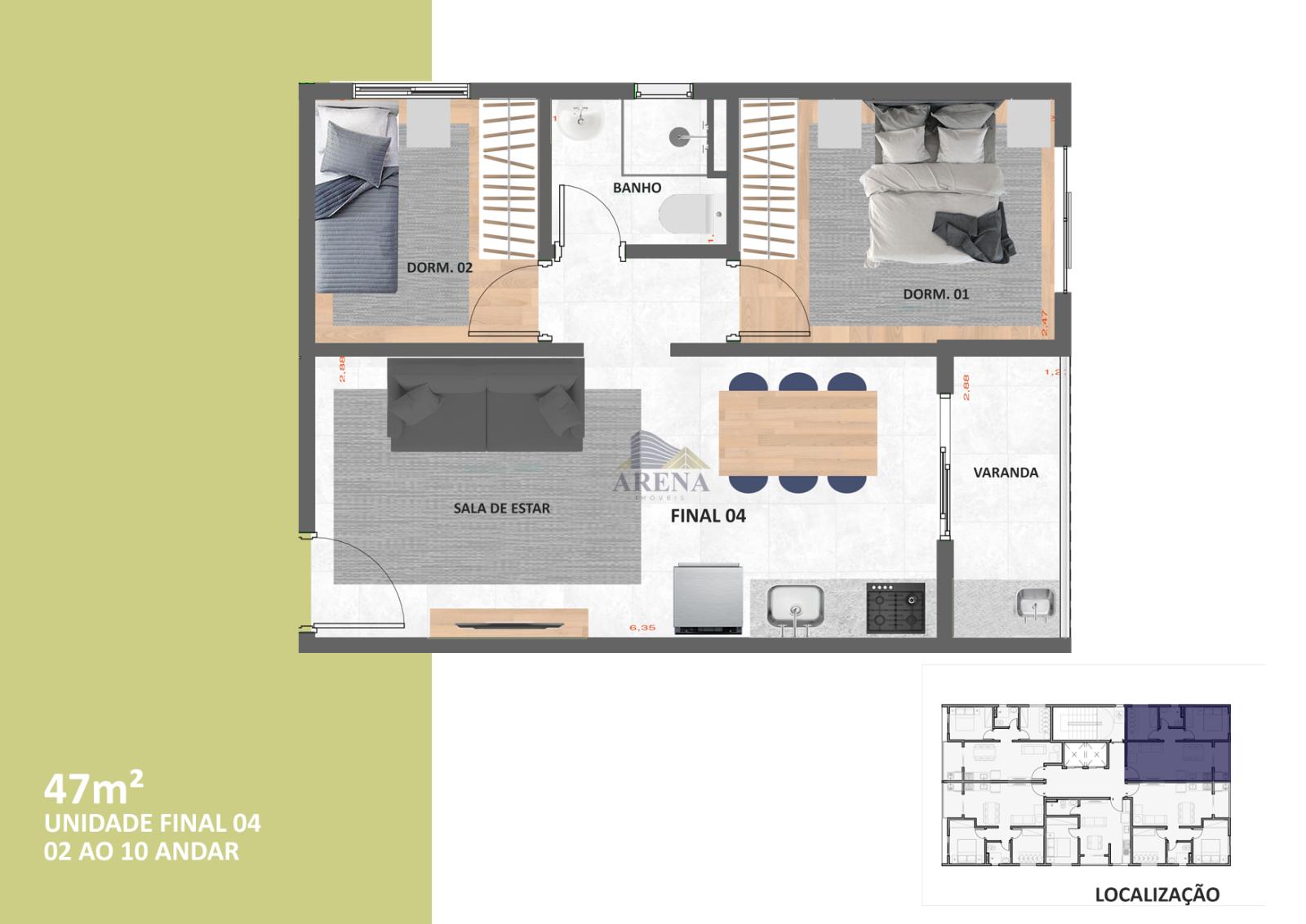 Apartamento à venda com 1 quarto - Foto 12