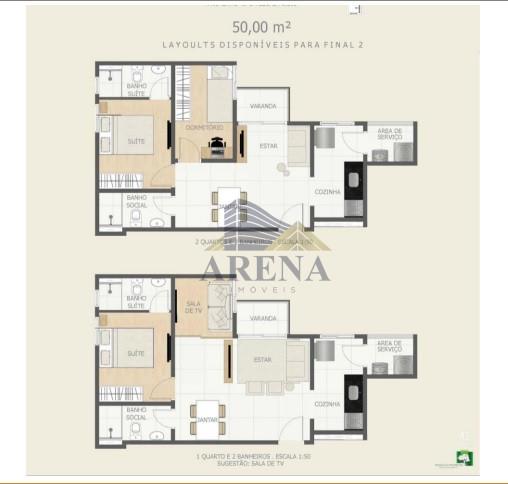 Apartamento à venda com 2 quartos - Foto 12