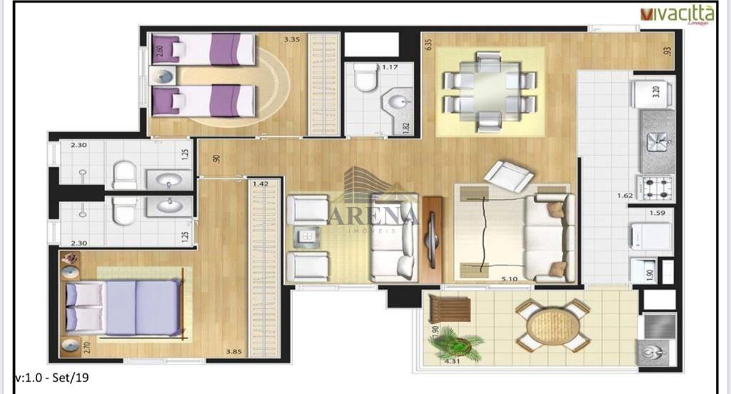 Apartamento à venda com 2 quartos - Foto 4