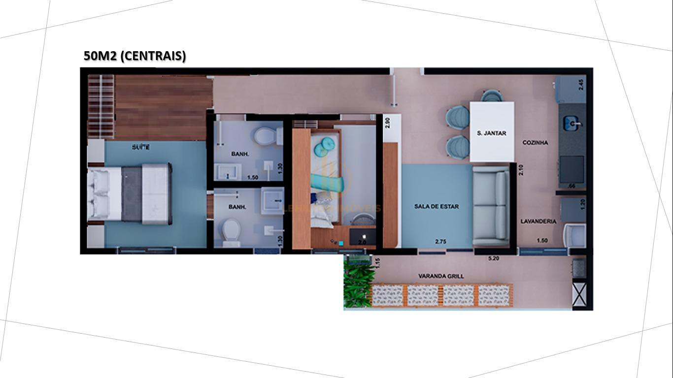 Apartamento à venda com 2 quartos, 48m² - Foto 7