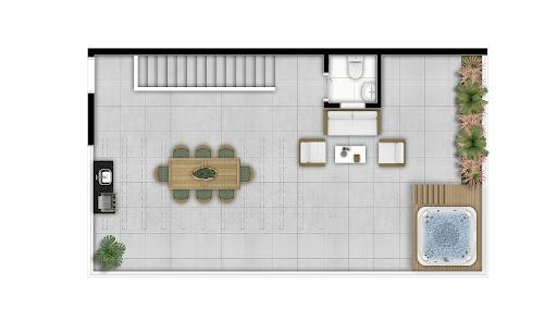 Cobertura, 2 quartos - Foto 3