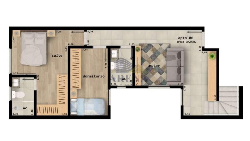 Apartamento, 2 quartos - Foto 2