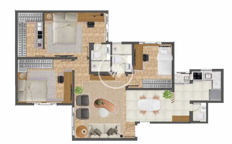 Apartamento, 3 quartos, 112 m² - Foto 1