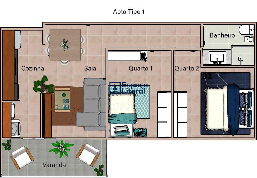 Apartamento, 2 quartos, 56 m² - Foto 23
