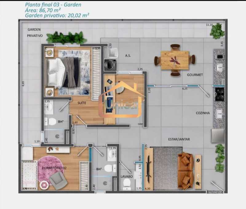 Apartamento, 3 quartos, 106 m² - Foto 2