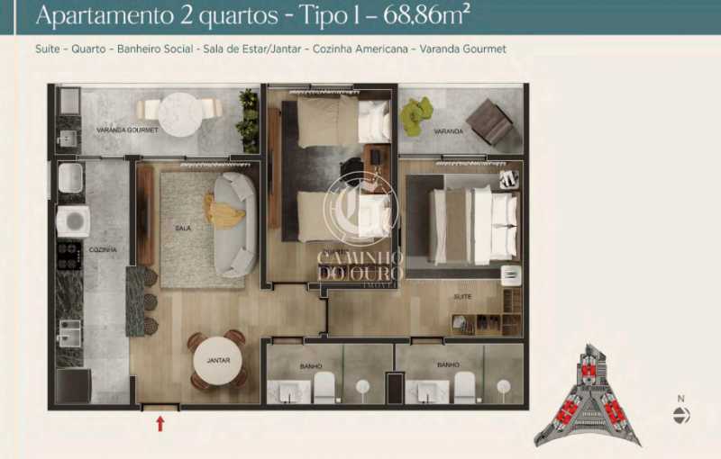 Apartamento, 2 quartos, 68 m² - Foto 21