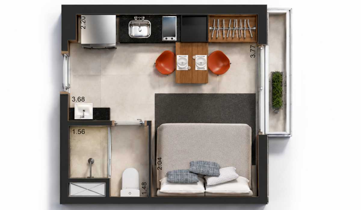 Loft, 14 m² - Foto 30