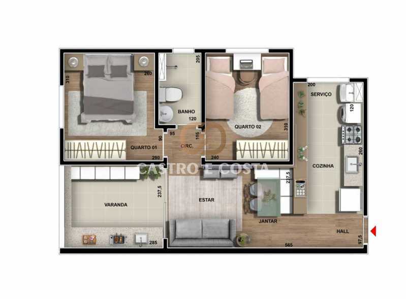Apartamento, 2 quartos, 51 m² - Foto 18
