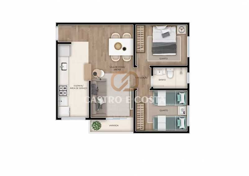 Apartamento, 2 quartos, 49 m² - Foto 14