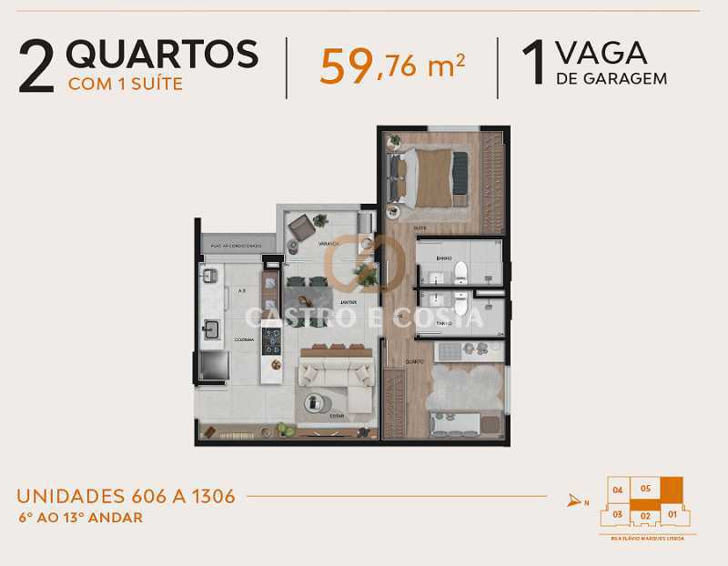 Apartamento, 2 quartos, 60 m² - Foto 22