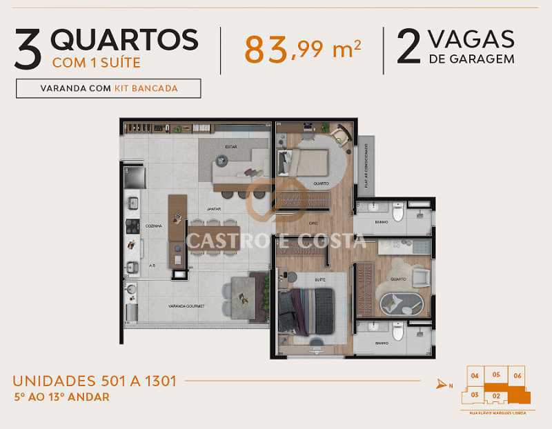Apartamento, 2 quartos, 60 m² - Foto 23