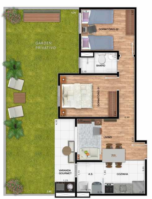 Apartamento, 2 quartos, 51 m² - Foto 10