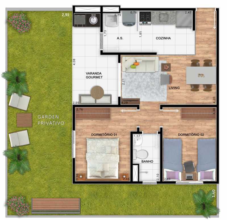 Apartamento, 2 quartos, 51 m² - Foto 11
