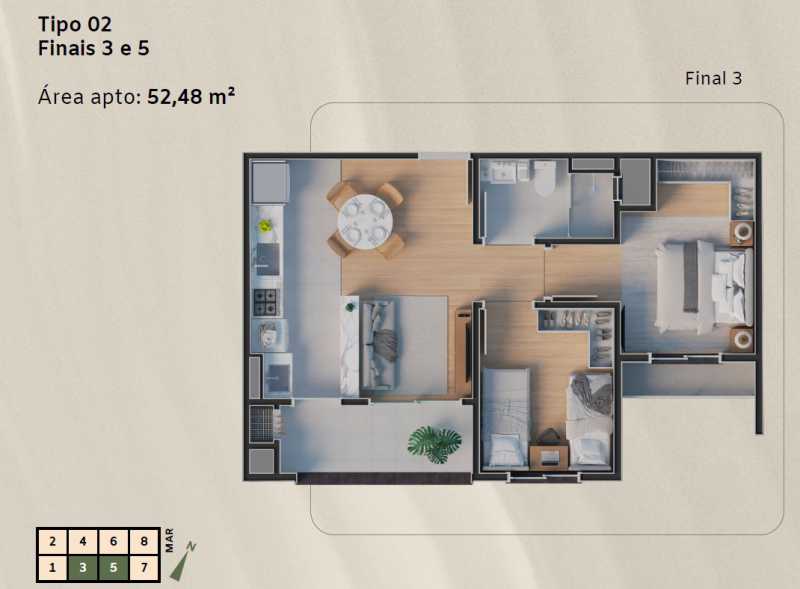 Apartamento, 2 quartos, 52 m² - Foto 15