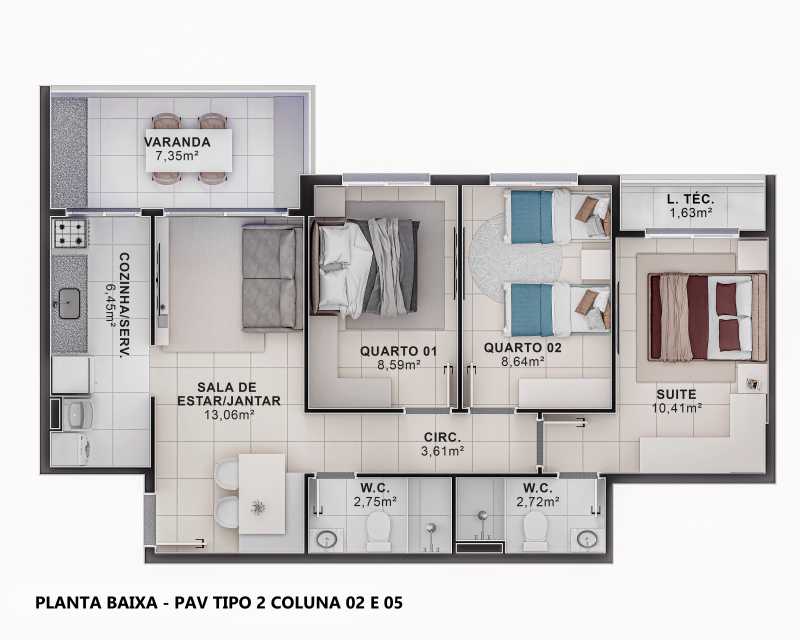Apartamento, 3 quartos, 75 m² - Foto 20