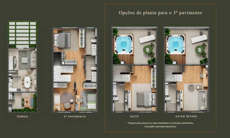Casa de Condomínio, 4 quartos - Foto 1