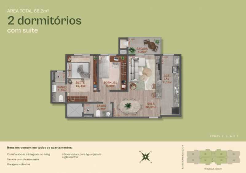 Apartamento, 2 quartos, 68 m² - Foto 1