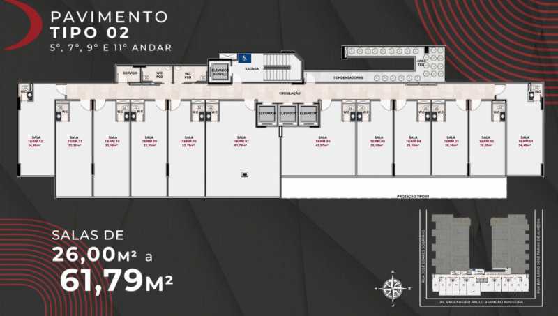 Sala-Conjunto, 33 m² - Foto 19
