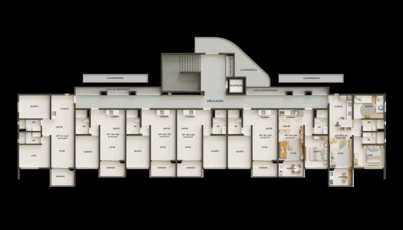 Apartamento, 1 quarto, 42 m² - Foto 24