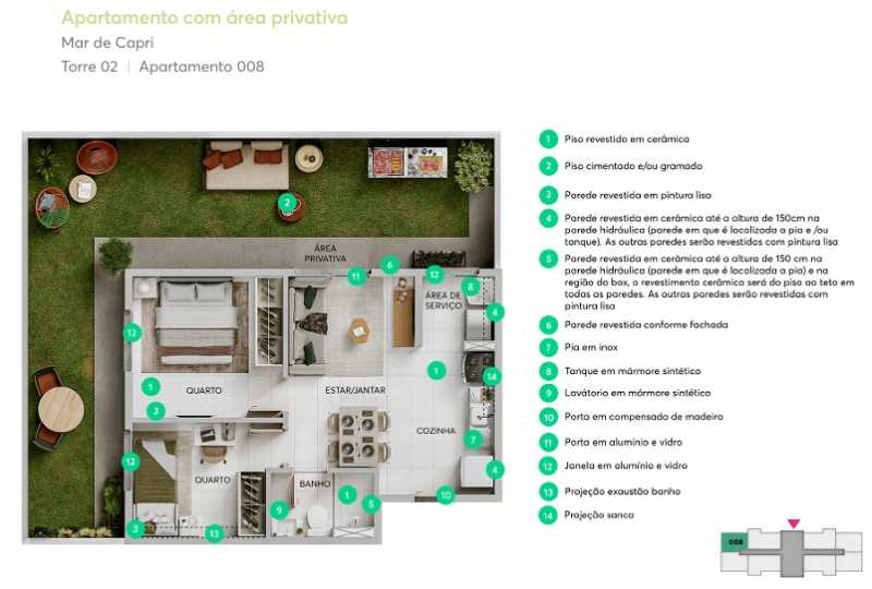 Apartamento, 2 quartos, 44 m² - Foto 19
