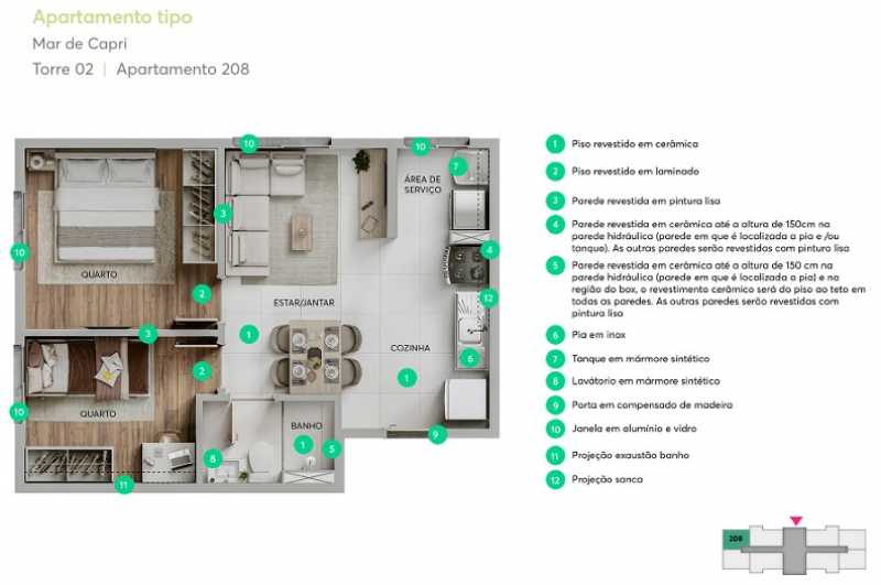 Apartamento, 2 quartos, 44 m² - Foto 21