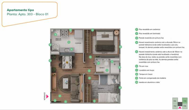 Apartamento, 2 quartos, 42 m² - Foto 19