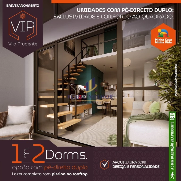Apartamento, 2 quartos, 40 m² - Foto 2
