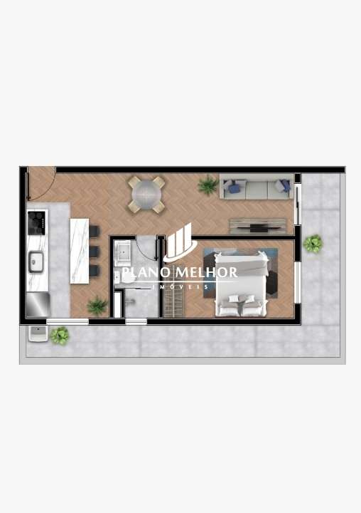 Apartamento, 2 quartos, 50 m² - Foto 2