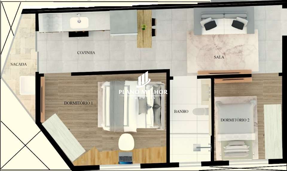 Apartamento, 2 quartos, 34 m² - Foto 18