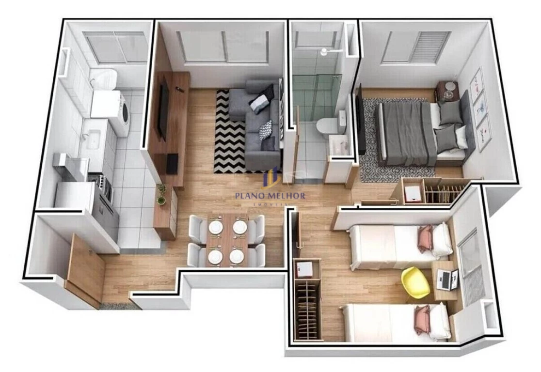 Apartamento, 2 quartos, 44 m² - Foto 20