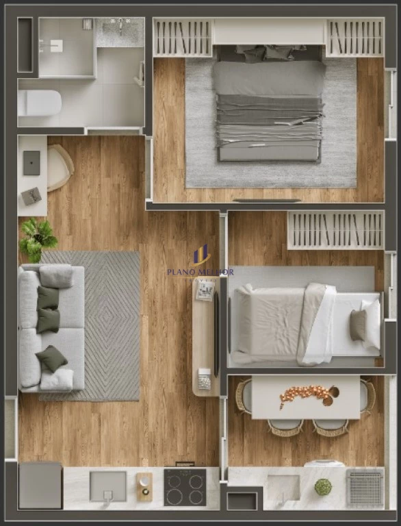 Apartamento, 2 quartos, 40 m² - Foto 15