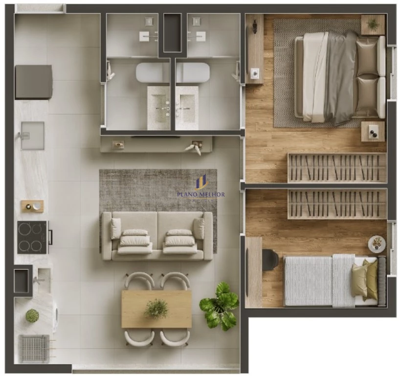 Apartamento, 2 quartos, 40 m² - Foto 16