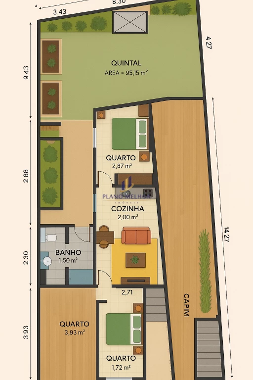 Cobertura, 3 quartos, 99 m² - Foto 2