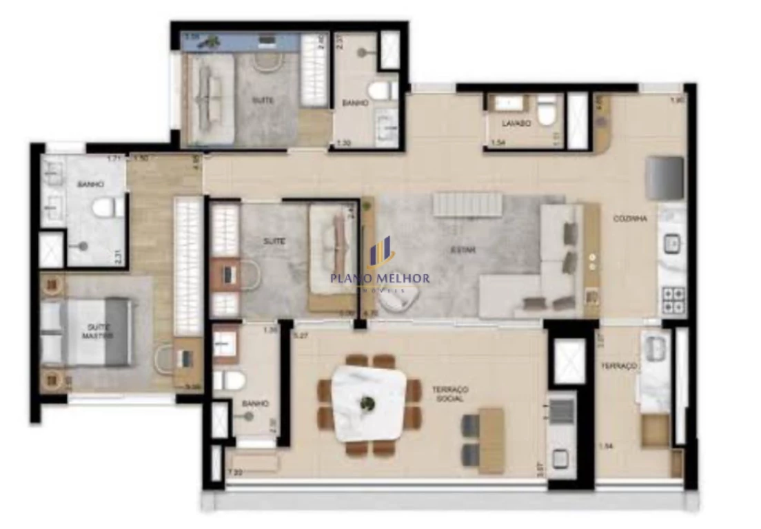 Apartamento, 3 quartos, 109 m² - Foto 28