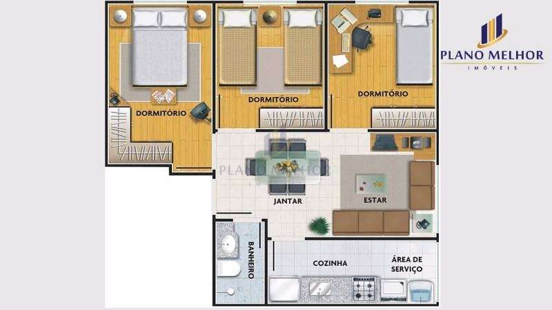 Apartamento, 3 quartos, 51 m² - Foto 27