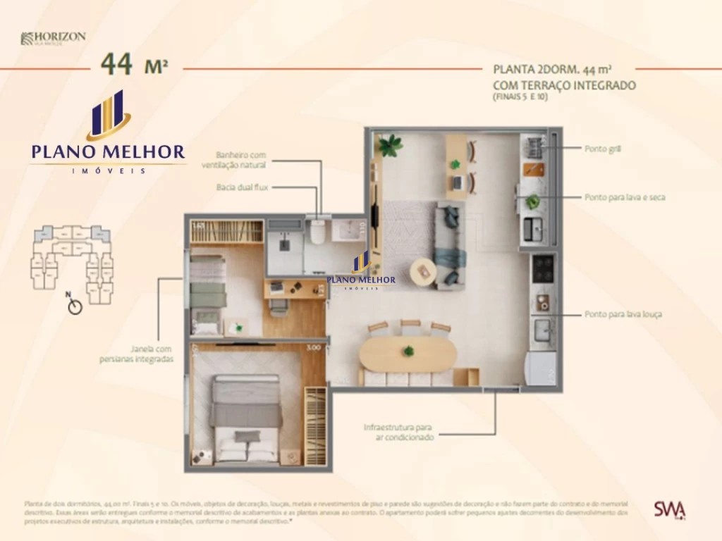 Apartamento, 1 quarto, 29 m² - Foto 11