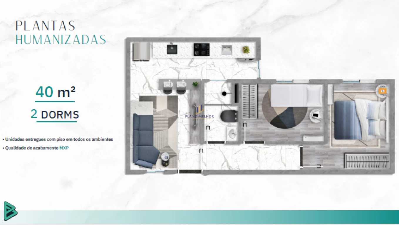 Apartamento, 2 quartos, 37 m² - Foto 17
