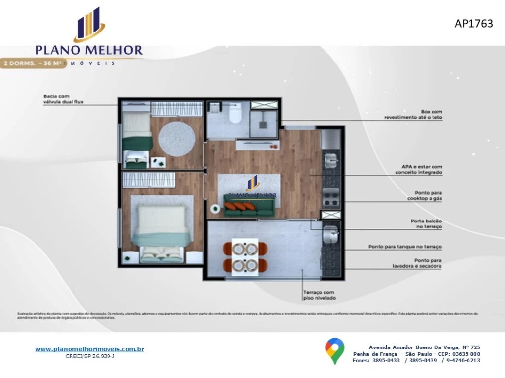 Apartamento, 1 quarto, 26 m² - Foto 12