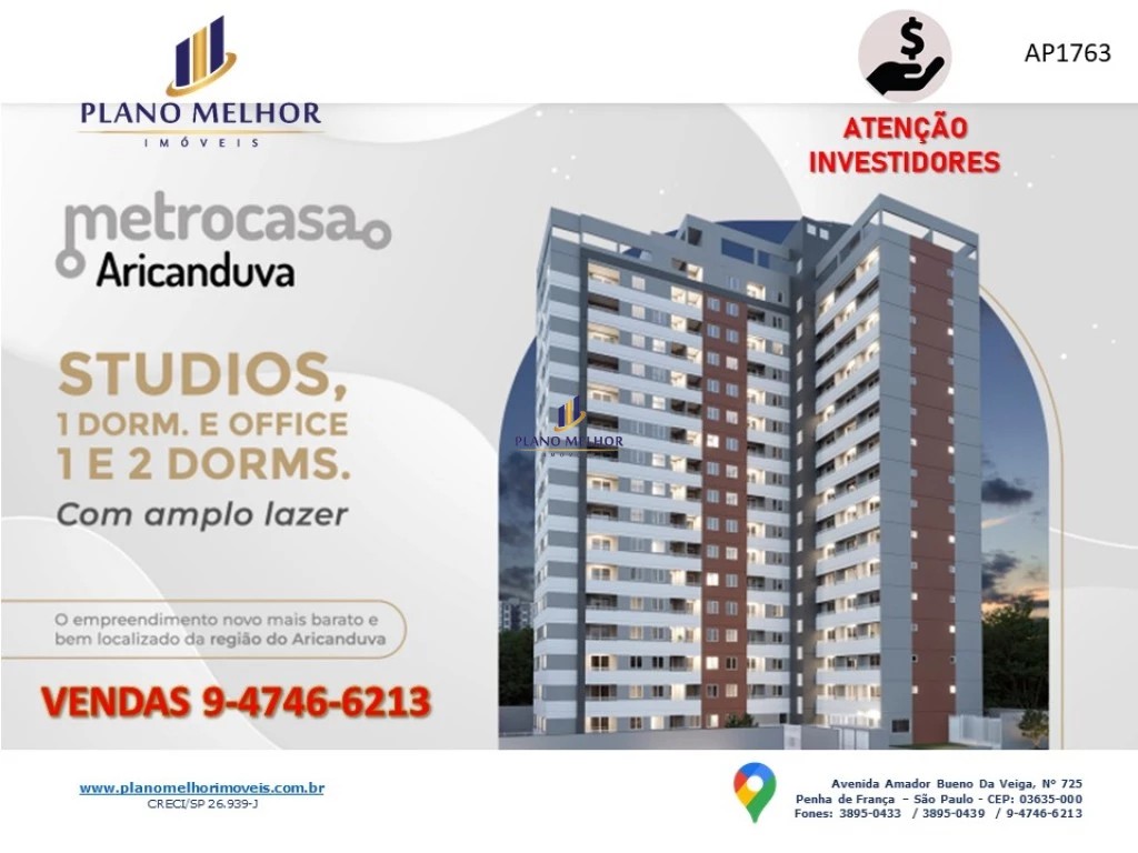 Apartamento, 2 quartos, 28 m² - Foto 2