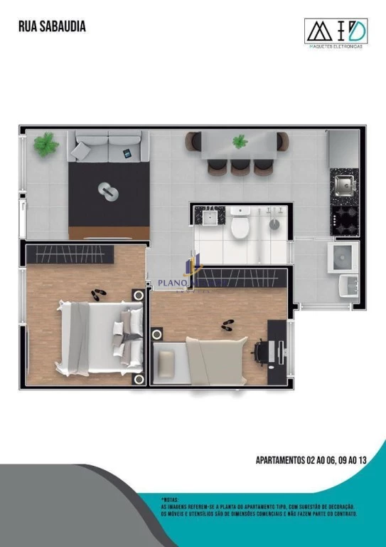 Apartamento, 2 quartos, 41 m² - Foto 5