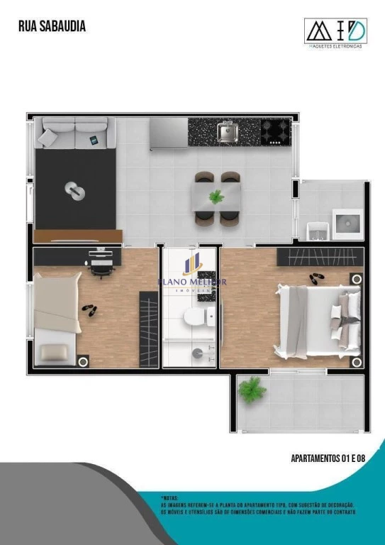Apartamento, 2 quartos, 41 m² - Foto 7