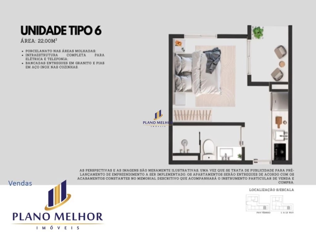 Apartamento, 2 quartos, 37 m² - Foto 17